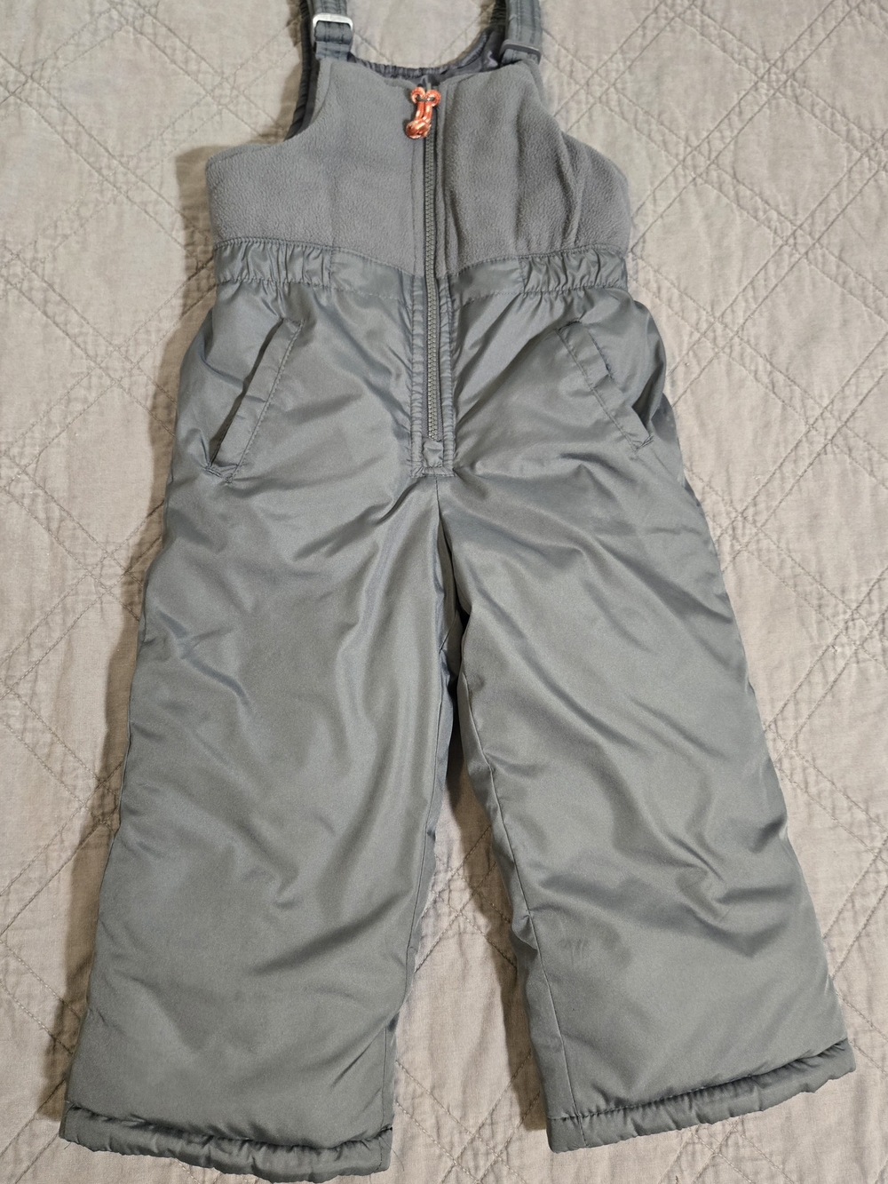 OshKosh B'gosh Gray Kids Snow Overalls